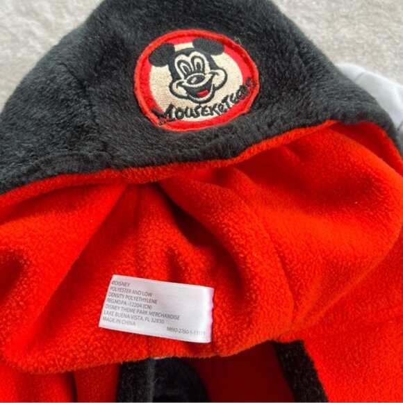 Disney Parks Mickey Mouse Mouseketeers Plush Winter Hat Scarf Gloves Mittens - Picture 5 of 9